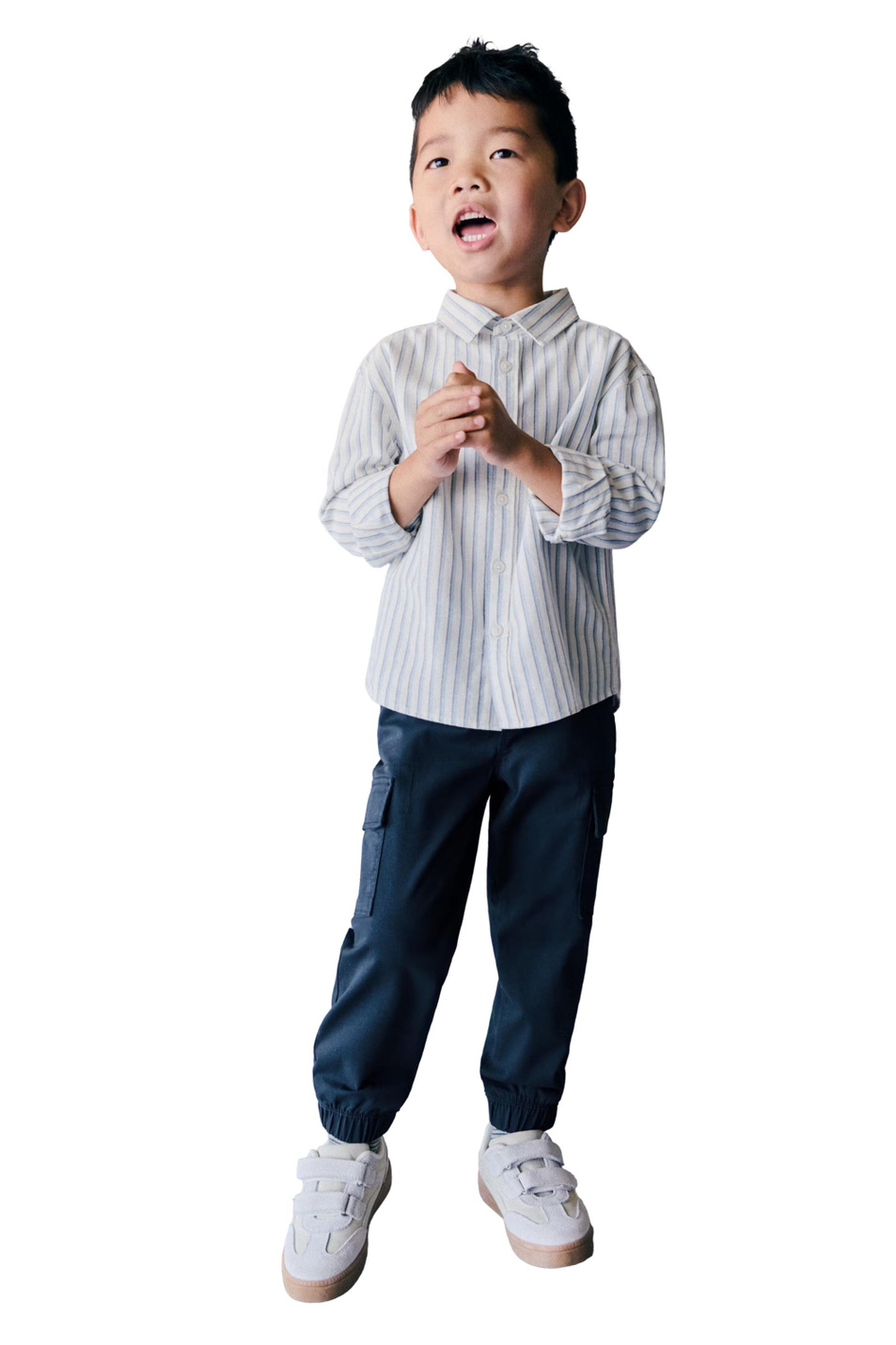 Мальчикам Mango Kids Брюки-карго KENIAB из эластичного хлопка (цвет ), артикул 37063294 | Фото 3
