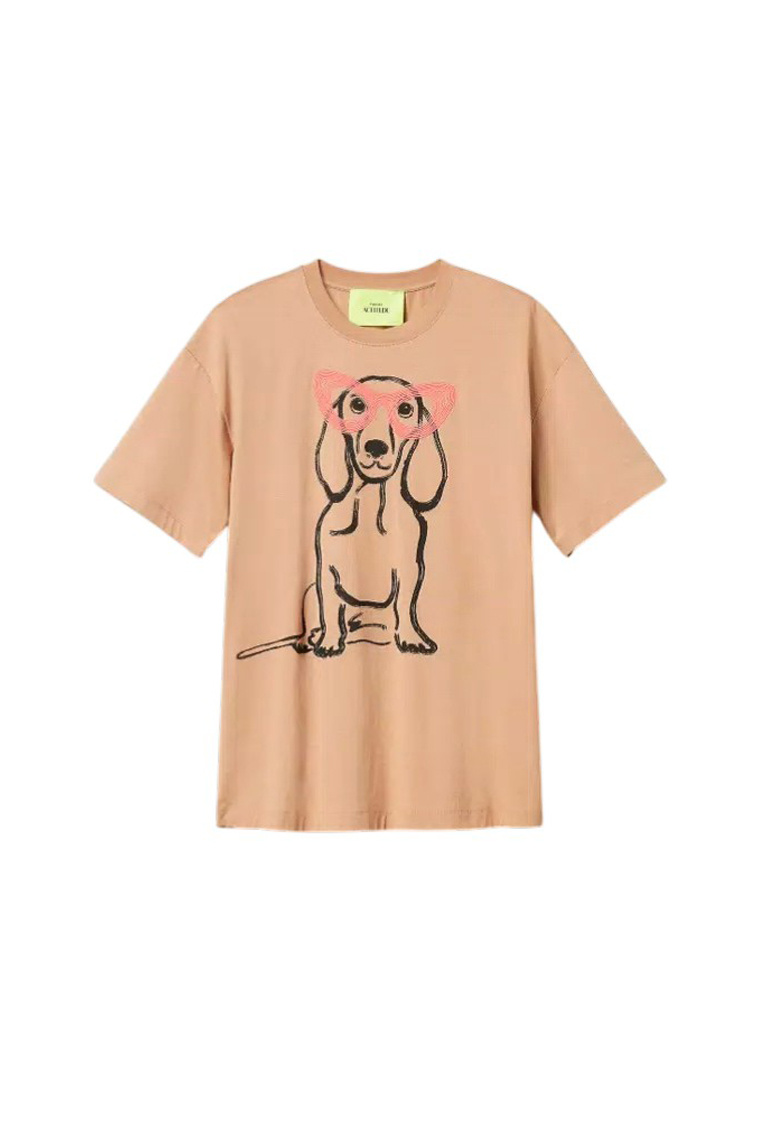 Женский TWINSET Milano Футболка MYFO из хлопка (цвет ), артикул 261AQ2010 | Фото 1