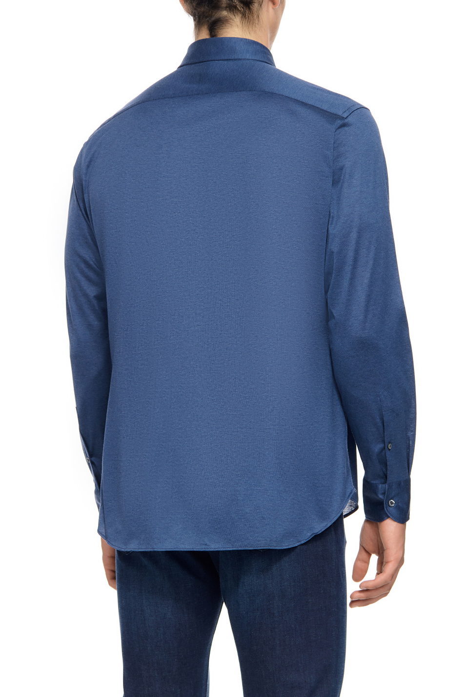 Мужской Corneliani Рубашка из натурального хлопка (цвет ), артикул 92P112-3811214 | Фото 4