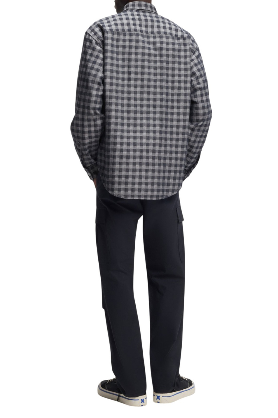 Рубашка из хлопка|Основной цвет:Серый Мужской HUGO Рубашка из хлопка (цвет ), артикул 50556347 | Фото 5