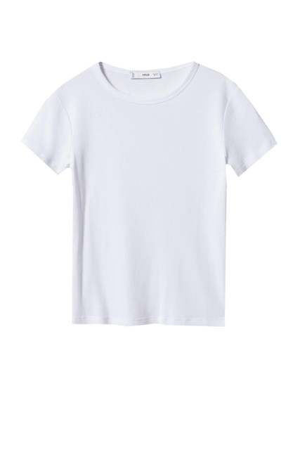 Однотонная футболка ZANI|Основной цвет:Белый|Артикул:47084028 | Фото 1