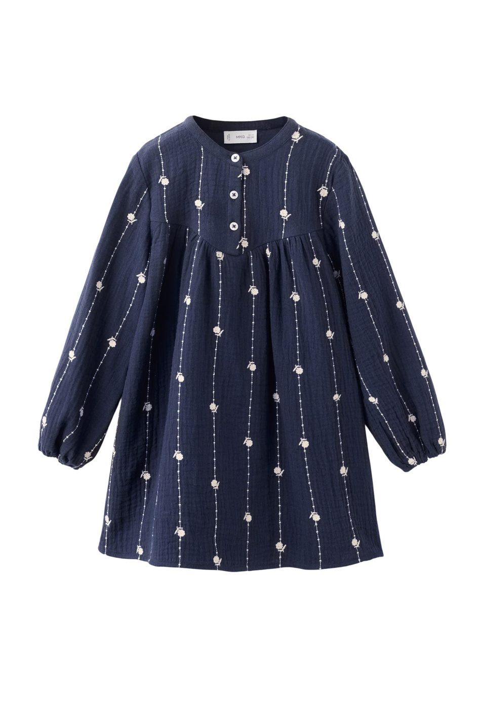 Девочкам Mango Kids Платье MARLENE из хлопка (цвет ), артикул 27065146 | Фото 1