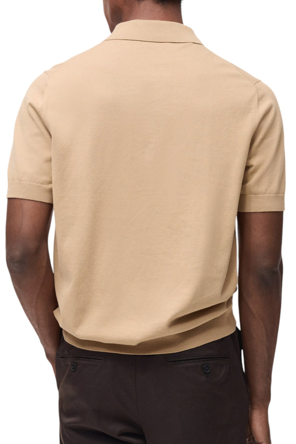 Мужской Mango Man Поло ARRAONA трикотажное (цвет ), артикул 87094409 | Фото 4