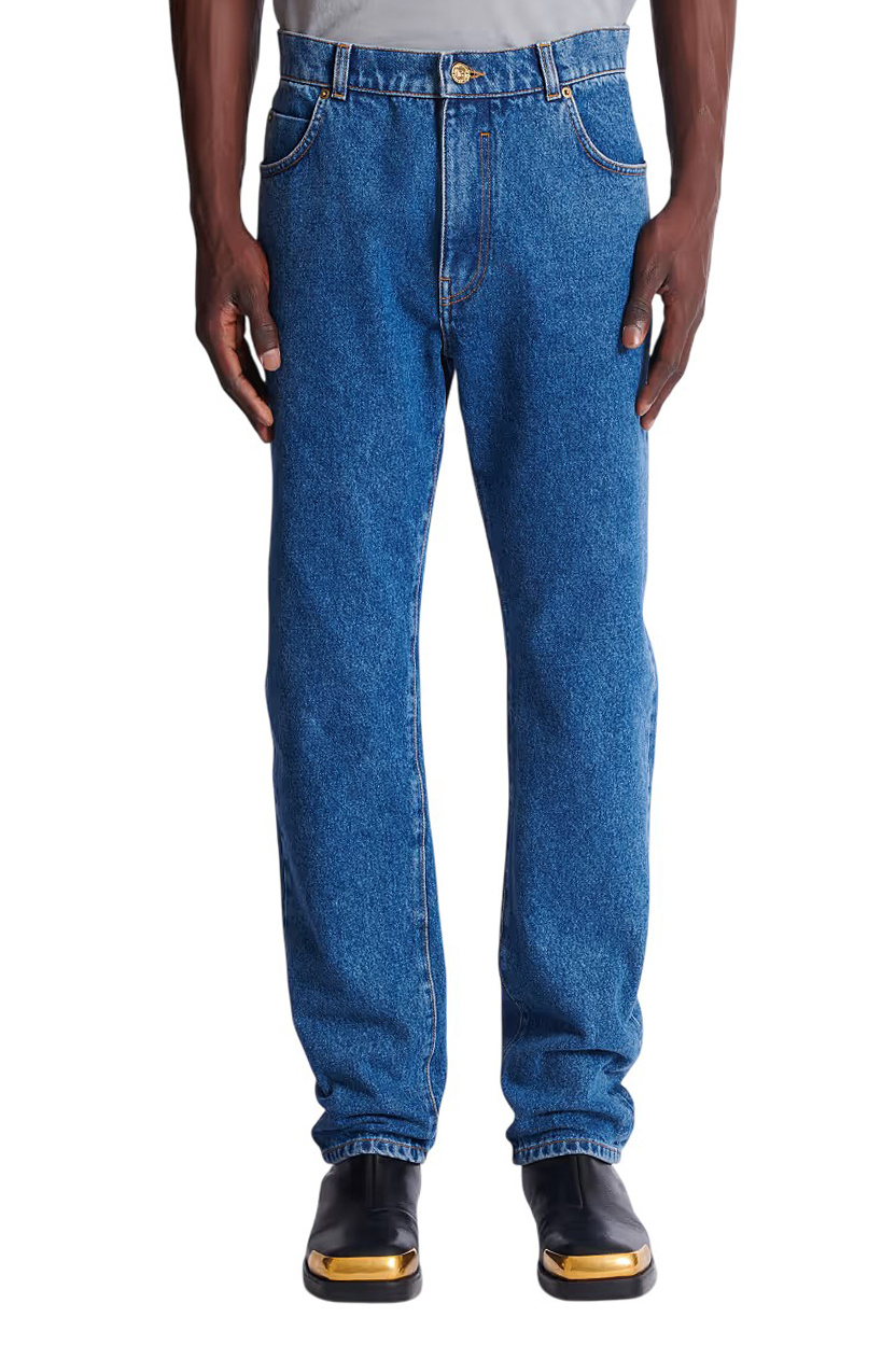 Мужской Balmain Джинсы из хлопка (цвет ), артикул GH1MI043DG08 | Фото 3