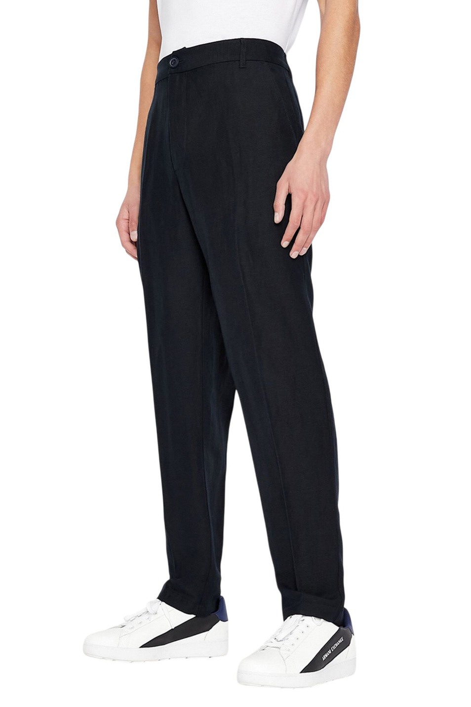 Мужской Armani Exchange Брюки из смесового льна (цвет ), артикул 8NZP15-ZNFNZ | Фото 4