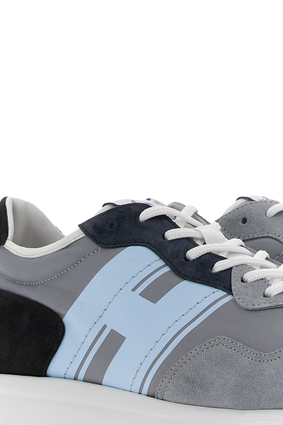 Кроссовки H601 с контрастными вставками|Основной цвет:Серый Мужской Hogan Кроссовки H601 с контрастными вставками (цвет ), артикул HXM6010EG01N2A06NB | Фото 5