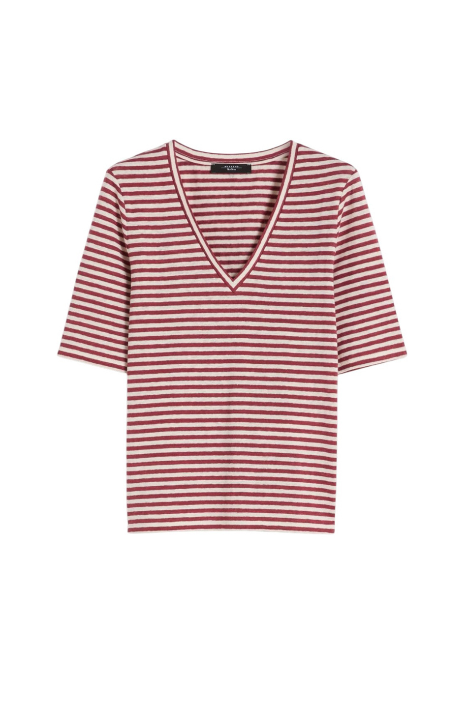 Женский Weekend Max Mara Футболка OPZIONE из льна (цвет ), артикул 2615941042 | Фото 1