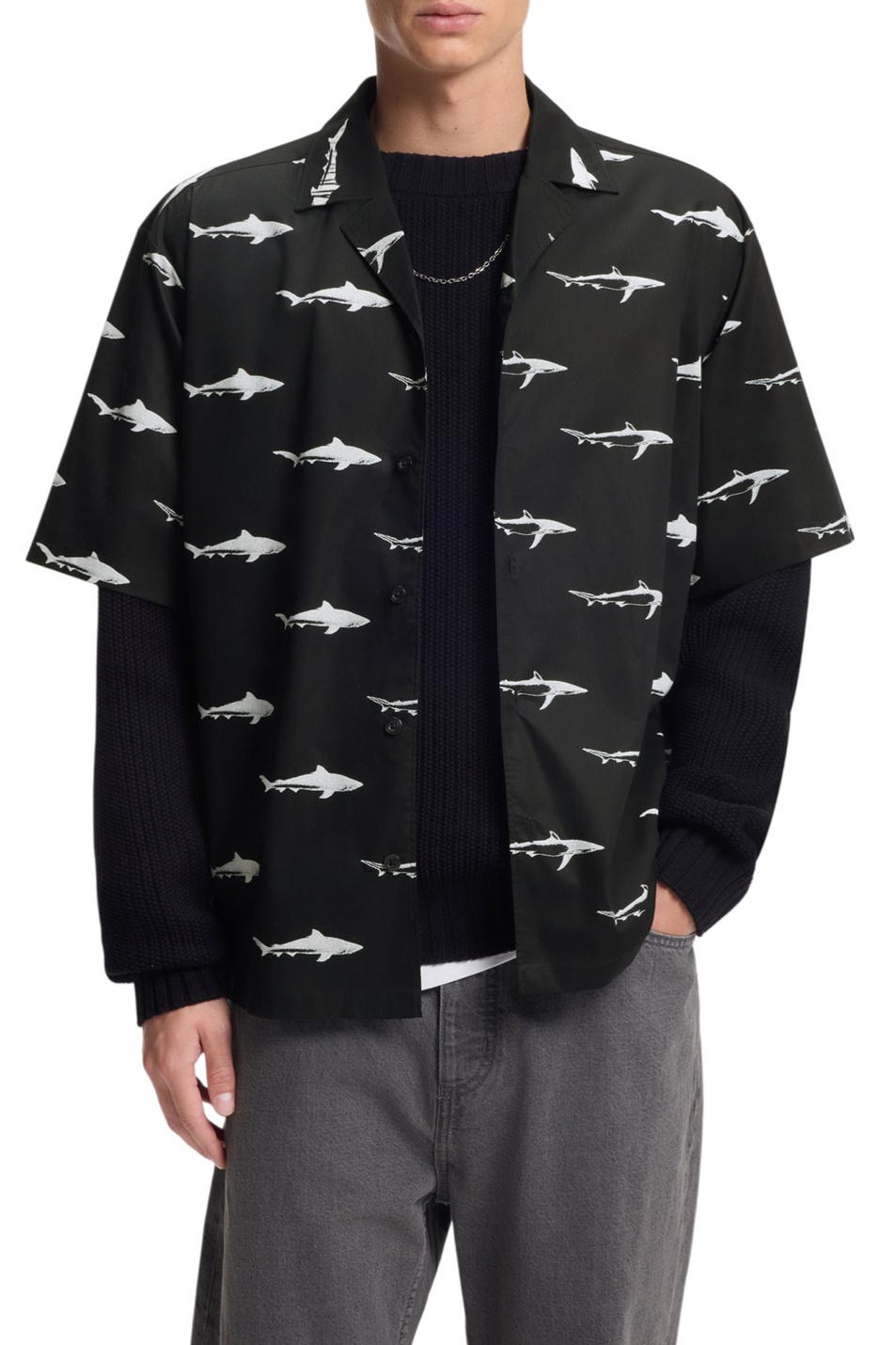 Мужской HUGO Рубашка Eligino из хлопка (цвет ), артикул 50555413 | Фото 3