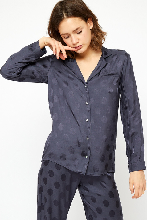 Etam Пижамная рубашка из натуральной вискозы VEIRO ( цвет), артикул 6515873 | Фото 1