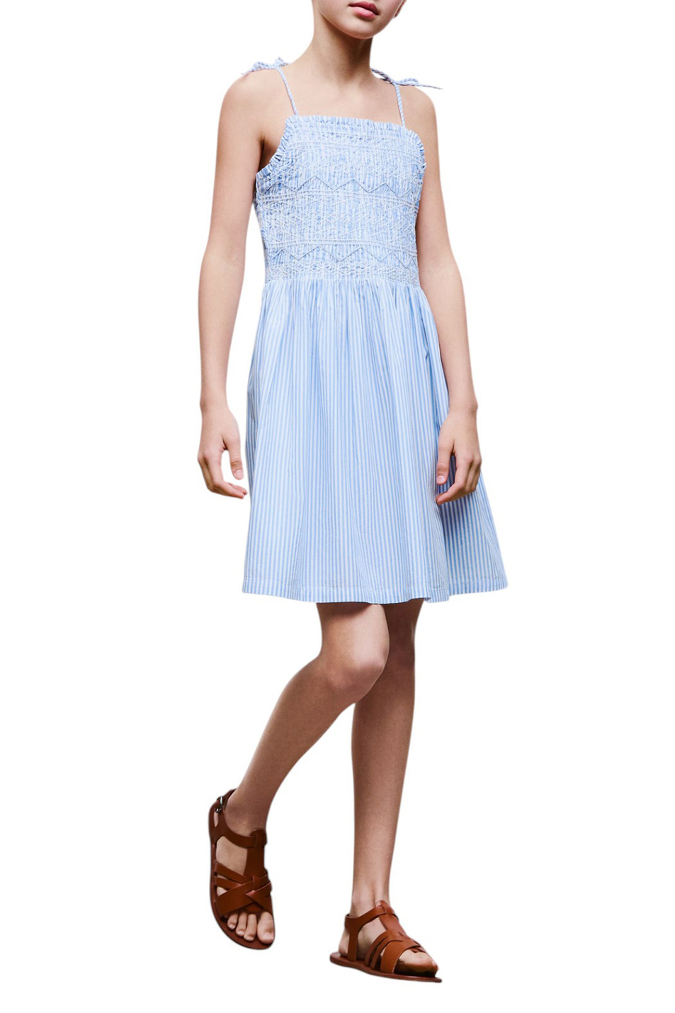 Девочкам Mango Kids Платье MARTINA из хлопка (цвет ), артикул 87095963 | Фото 3