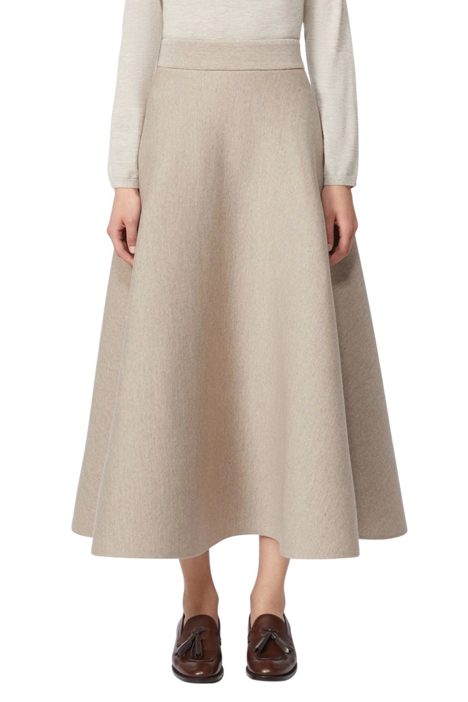 Женский Max Mara Юбка из смесовой шерсти (цвет ), артикул 2611771031 | Фото 3