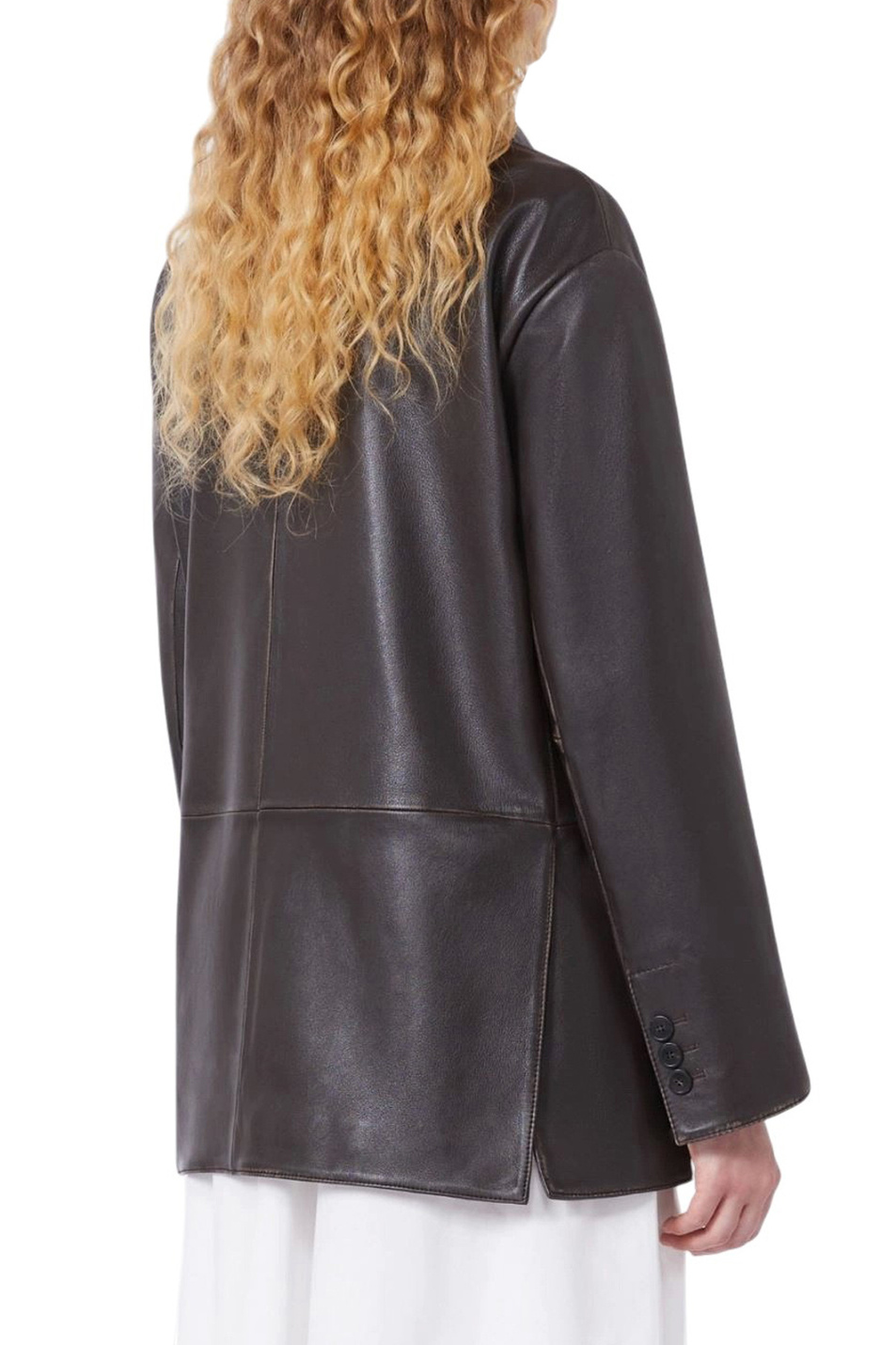 Женский Weekend Max Mara Пиджак PILA из натуральной кожи (цвет ), артикул 2615441041 | Фото 4