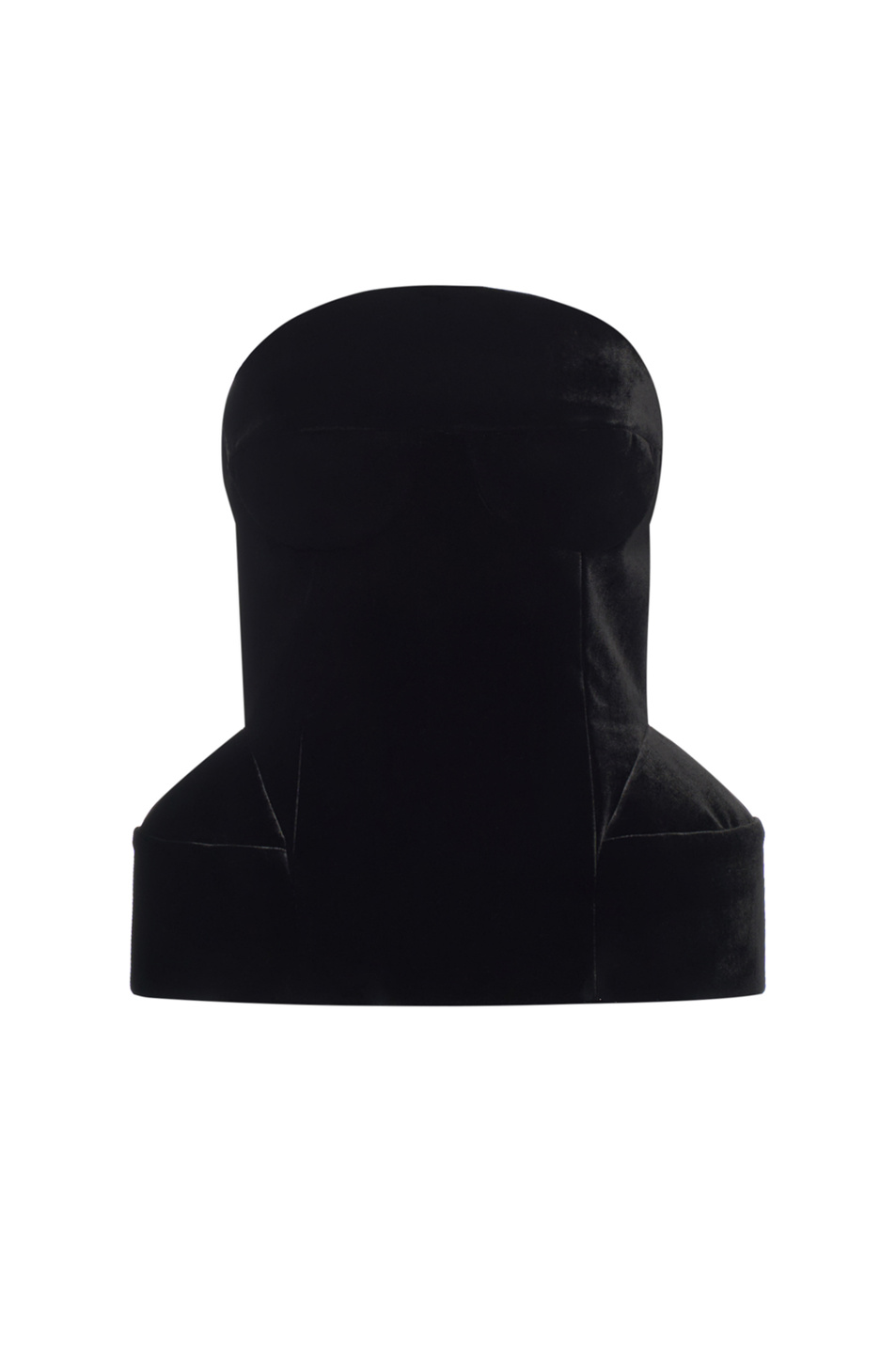 Женский ERMANNO SCERVINO Топ корсетный из бархата (цвет ), артикул D472L713QVJ | Фото 1