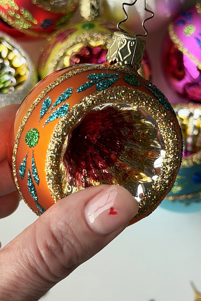 Елочный шар "Рождественские огоньки" 6 см|Основной цвет:Разноцветный Не имеет пола Inge's Christmas Елочный шар "Рождественские огоньки" 6 см (цвет ), артикул 20686R006 | Фото 3