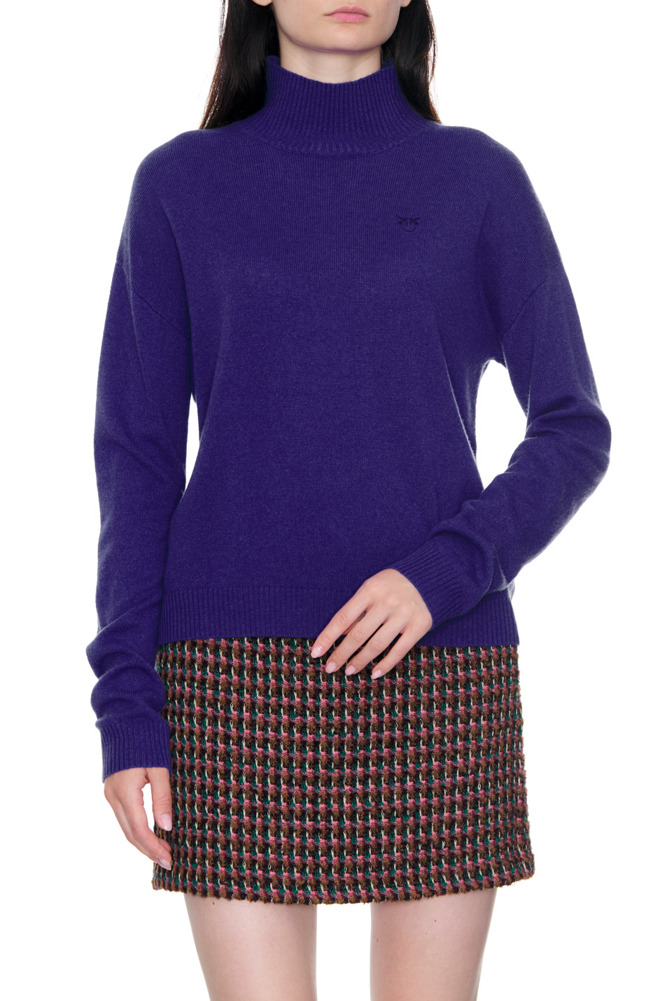 Женский Pinko Однотонный свитер DOLCETTO из кашемира (цвет ), артикул 1G181FY774 | Фото 4