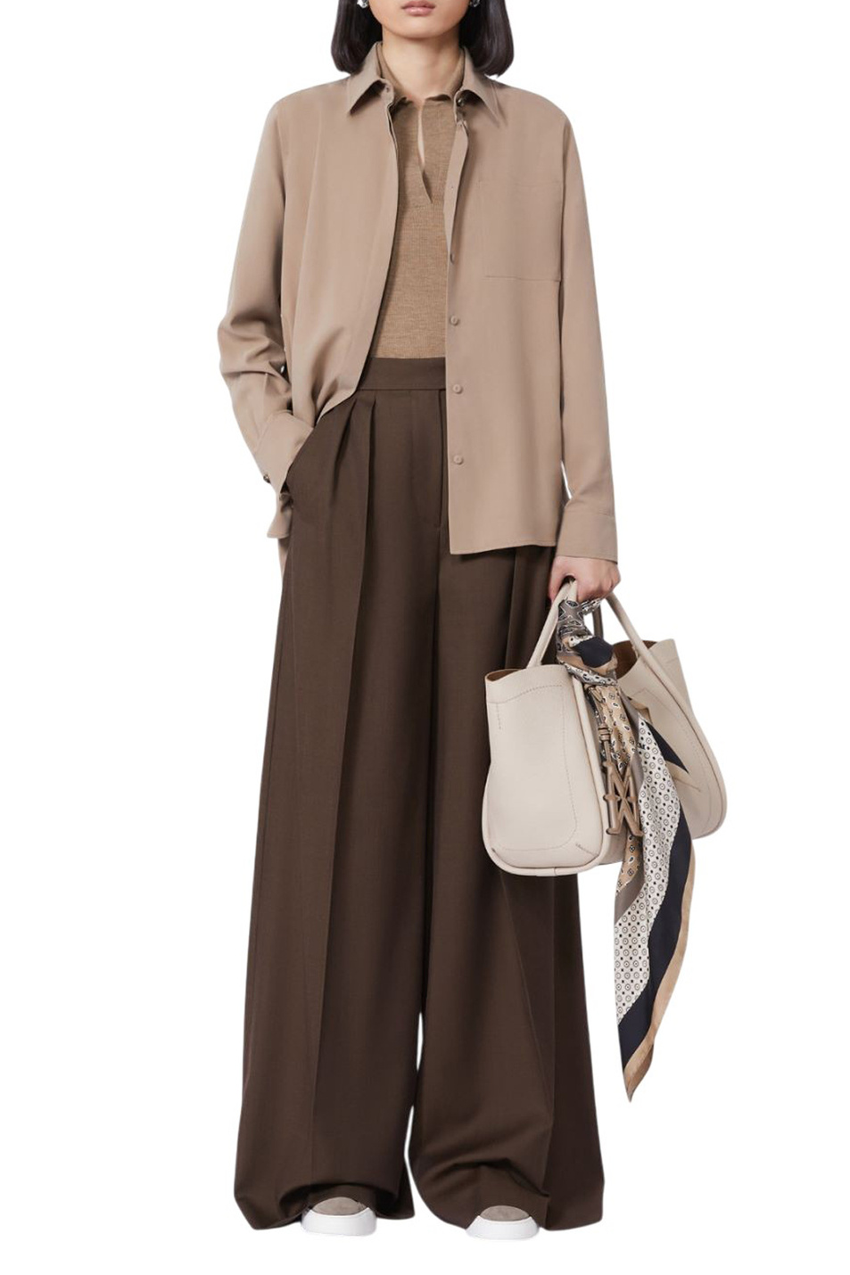 Женский Max Mara Сумка MARINE из натуральной кожи (цвет ), артикул 2614511071 | Фото 5