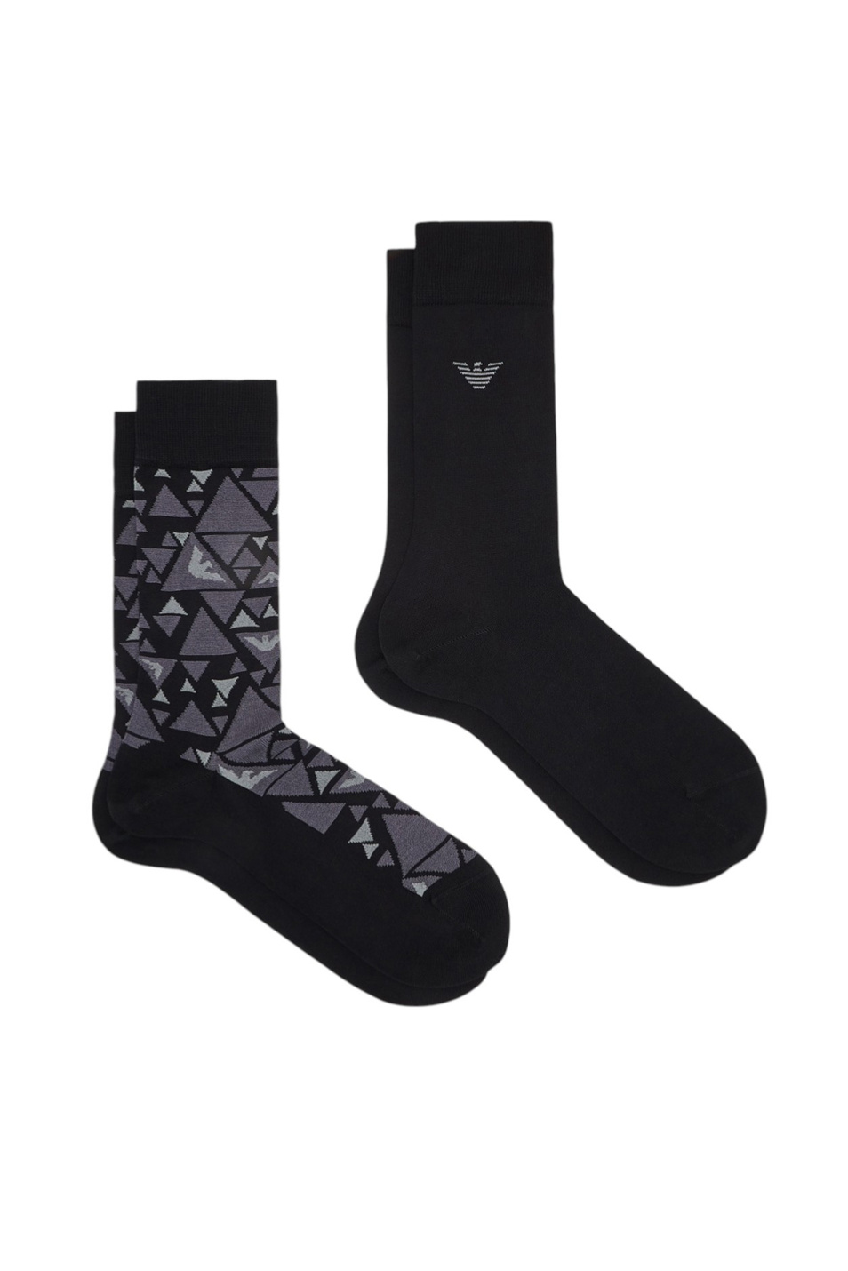 Носки в комплекте из 2 пар|Основной цвет:Серый Мужской Emporio Armani Носки в комплекте из 2 пар (цвет ), артикул EM000543-AF18165 | Фото 1