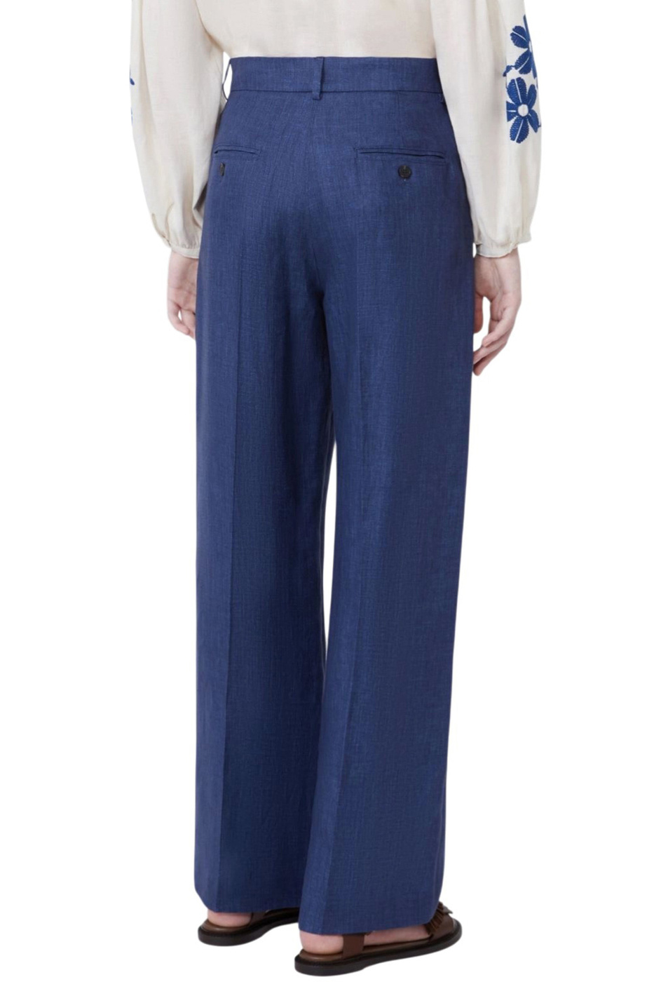 Женский Weekend Max Mara Брюки MALIZIA из льна (цвет ), артикул 2615131112 | Фото 4