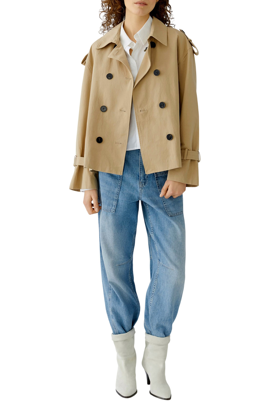 Женский OUI Тренч укороченный (цвет ), артикул 96892 | Фото 3