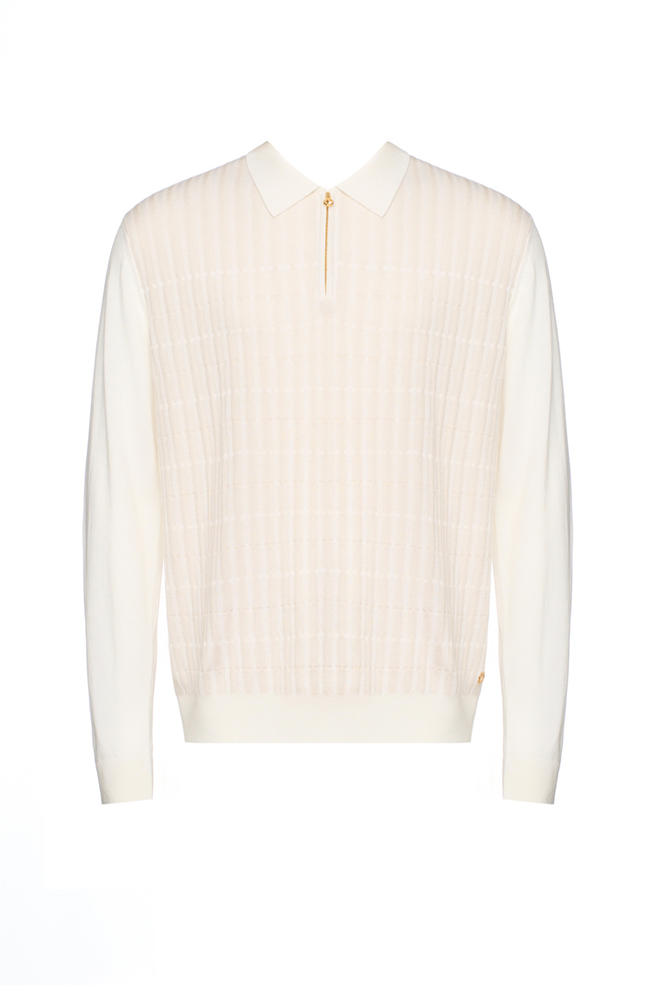 Джемпер поло из шерсти и кашемира|Основной цвет:Кремовый Мужской Stefano Ricci Джемпер поло из шерсти и кашемира (цвет ), артикул KE04000P30-E25360 | Фото 1