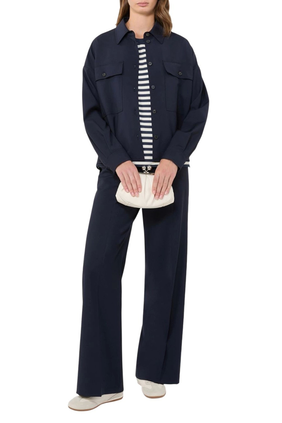 Женский Weekend Max Mara Рубашка MULINO из шерсти (цвет ), артикул 2615041021 | Фото 2