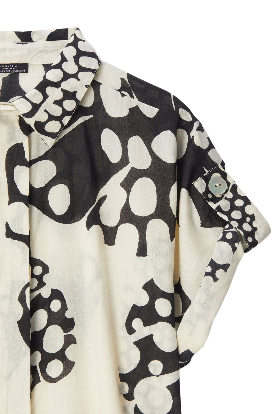 Женский Parfois Платье-рубашка из натурального хлопка с принтом (цвет ), артикул 220413 | Фото 3
