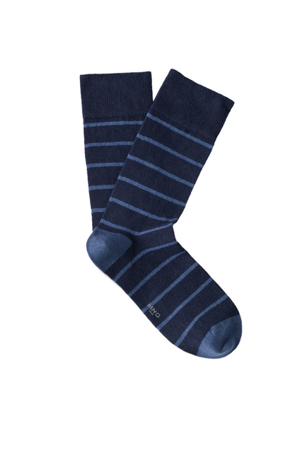 Носки STRIPE в полоску|Основной цвет:Синий|Артикул:37001329 | Фото 1