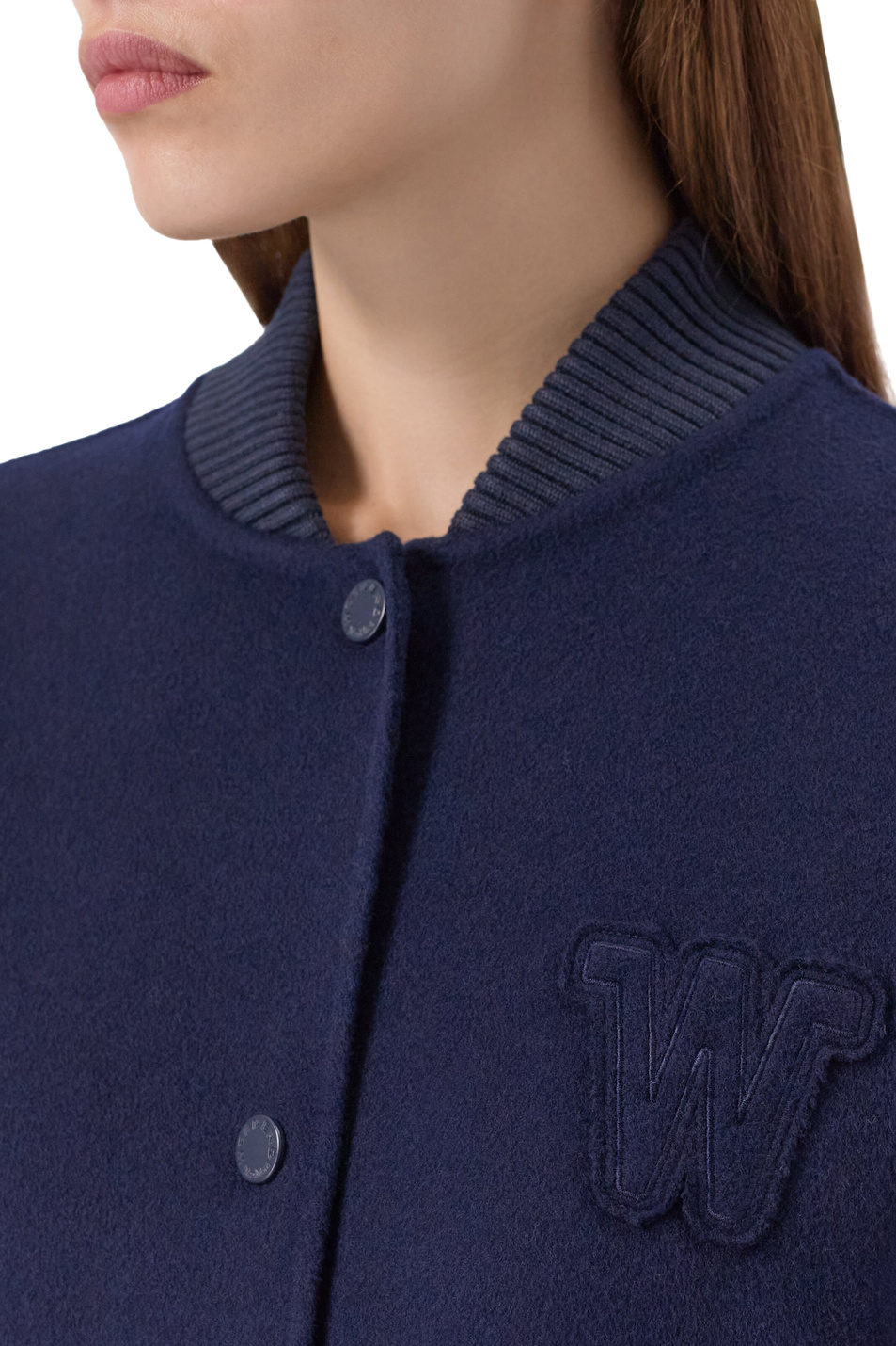 Женский Weekend Max Mara Бомбер ZELANTE из шерсти (цвет ), артикул 2525086011 | Фото 6