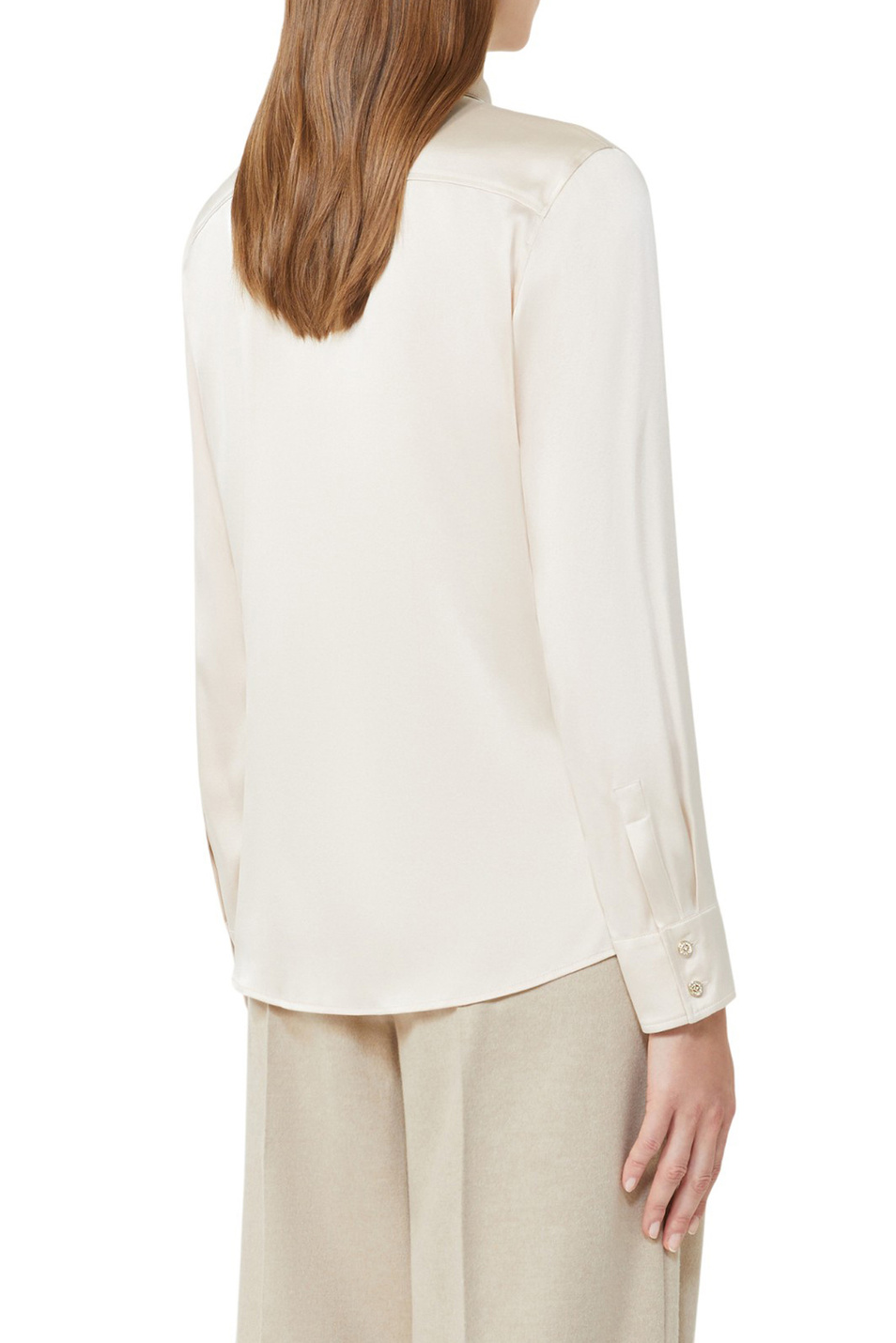 Женский Max Mara Блузка XERO из шелка (цвет ), артикул 2526116012 | Фото 4