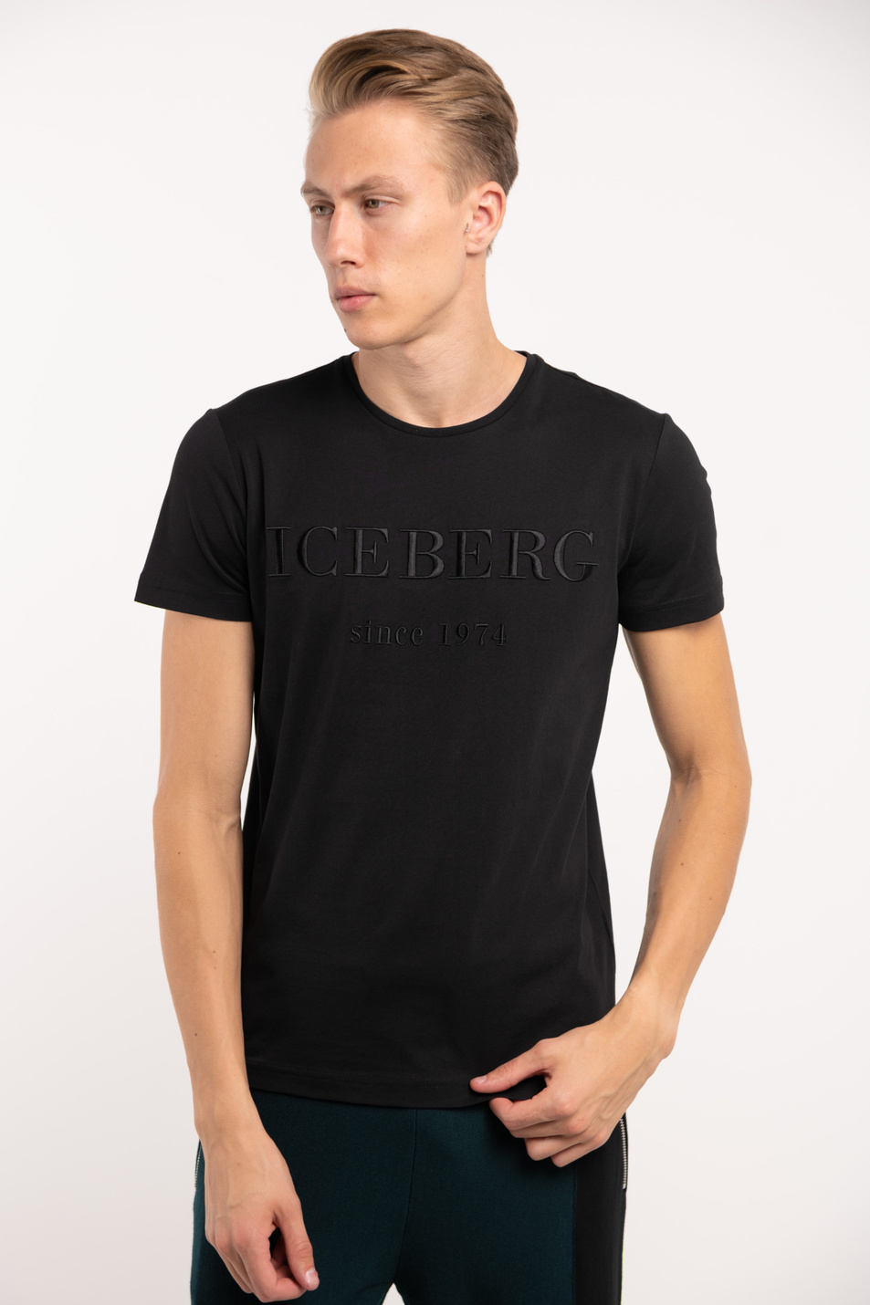 Мужской Iceberg Футболка из натурального хлопка (цвет ), артикул F014-6301 | Фото 3