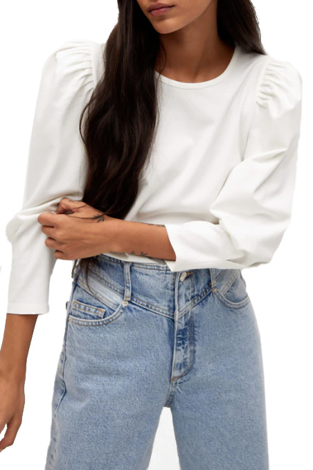 Женский Mango Лонгслив MARY с рукавами-фонариками (цвет ), артикул 87055690 | Фото 3