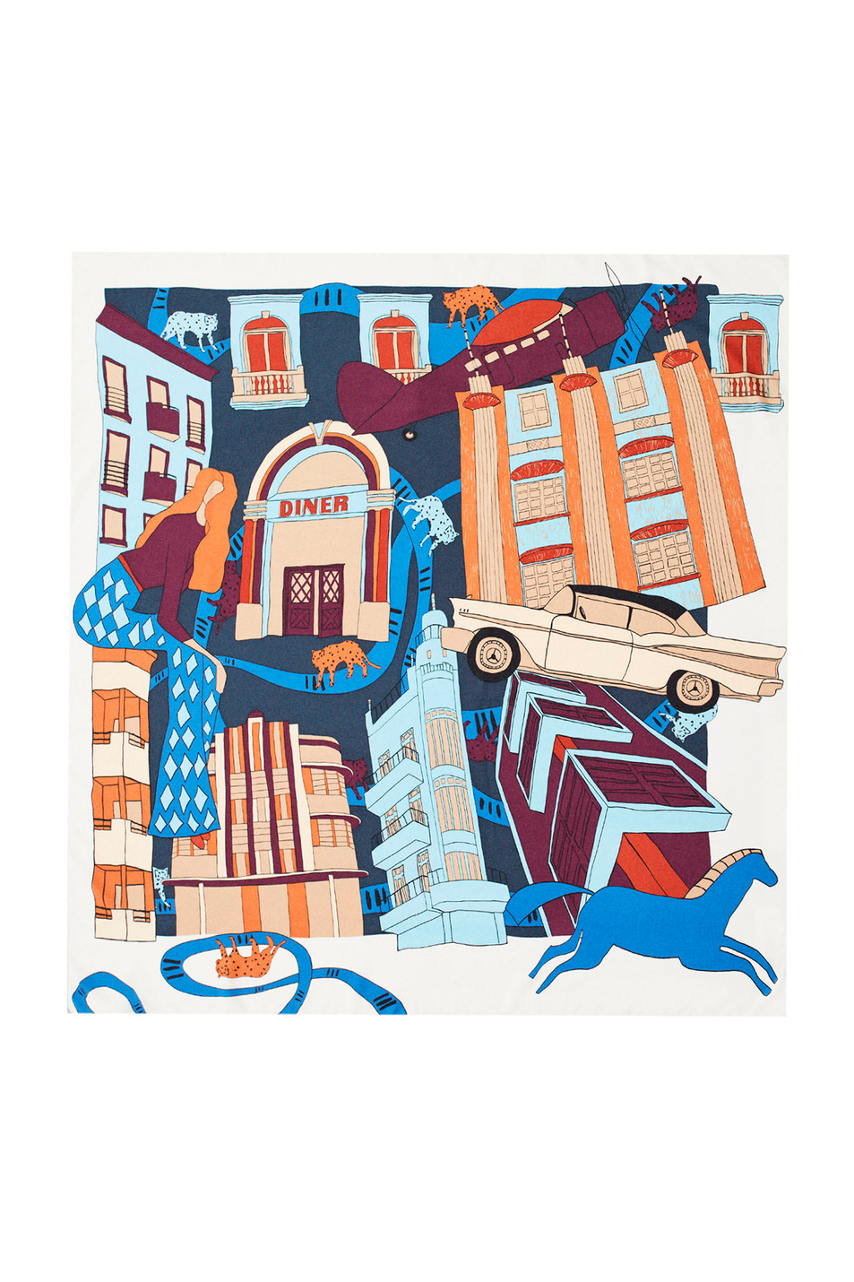 Parfois Квадратный шейный платок (цвет ), артикул 197523 | Фото 2