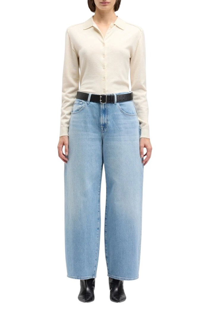 Женский 7 for all Mankind Джинсы из эластичного хлопка (цвет ), артикул 7UF70C10 | Фото 3