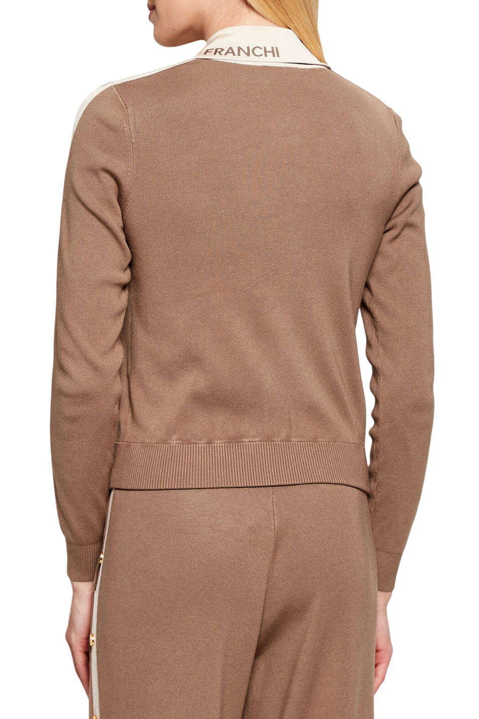 Женский Elisabetta Franchi Кардиган с контрастными вставками (цвет ), артикул MK66S61E2 | Фото 5