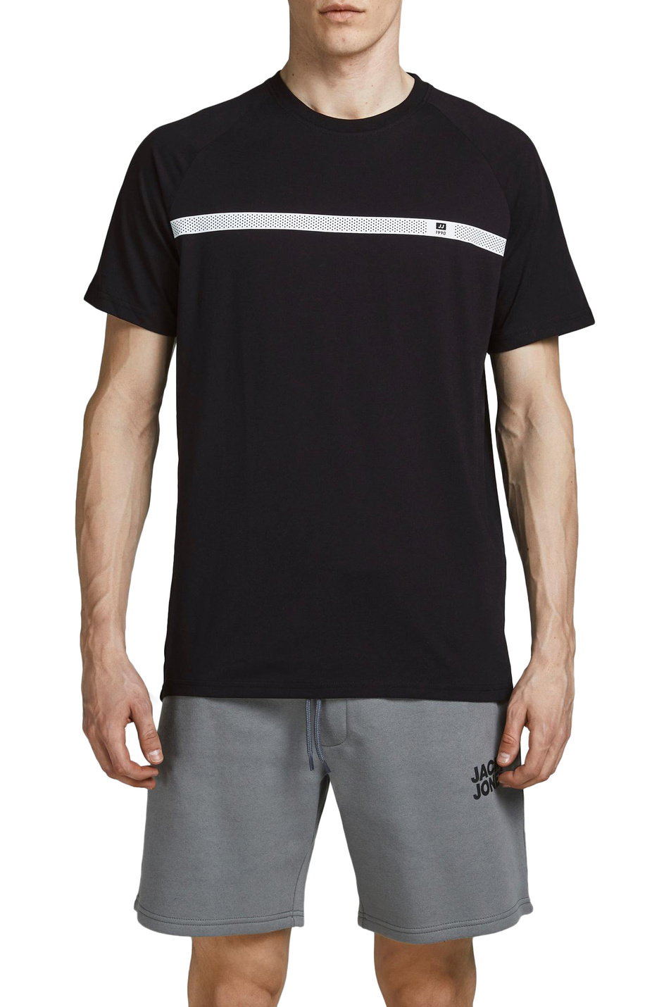 Мужской Jack & Jones Футболка с контрастной полосой на груди (цвет ), артикул 12187835 | Фото 3