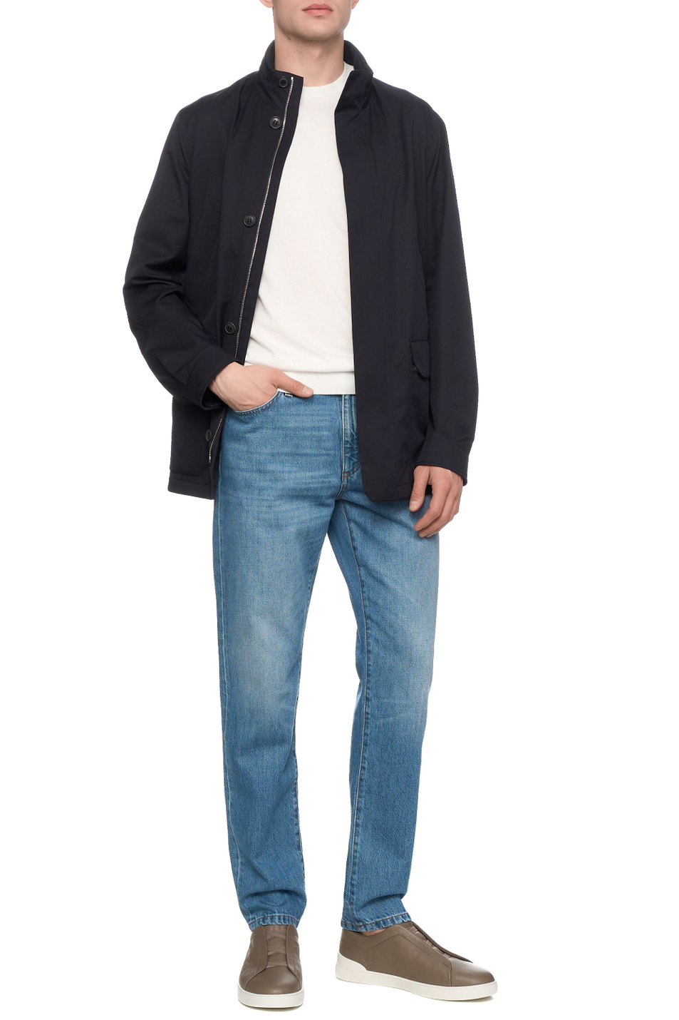 Мужской Zegna Куртка однотонная (цвет ), артикул UFTC5A9-F253-B09R | Фото 3