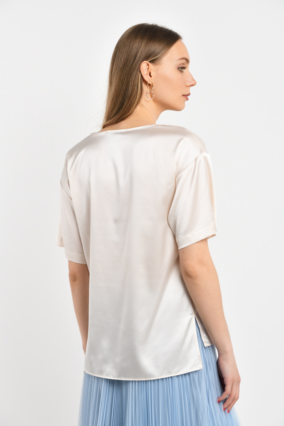 MAX&Co. Блузка из эластичного шелка CETACEO (цвет ), артикул 61140320 | Фото 4