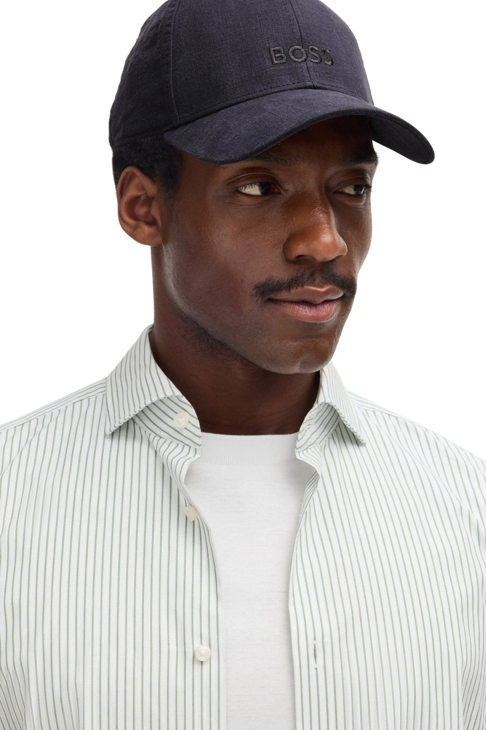 Кепка Zed из льна|Основной цвет:Синий Мужской BOSS Кепка Zed из льна (цвет ), артикул 50539422 | Фото 3