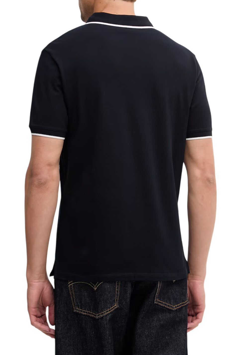 Мужской Emporio Armani Поло из хлопка (цвет ), артикул EM005852-AF12955 | Фото 4