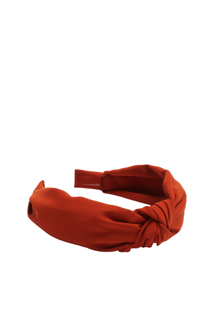 Обруч с декоративным узлом|Основной цвет:Красный|Артикул:194230 | Фото 1