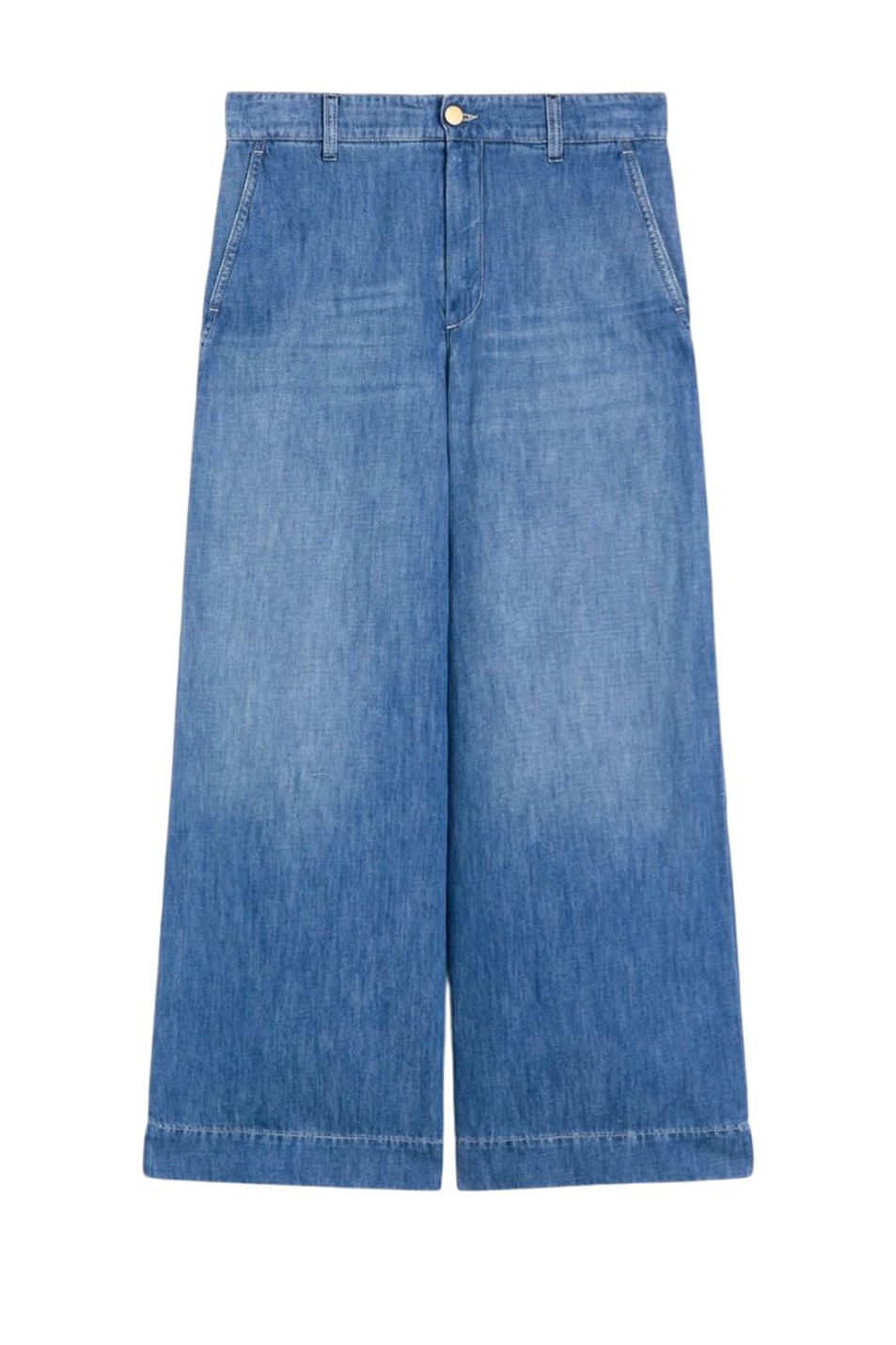 Женский Max Mara Брюки ASTICE из денима (цвет ), артикул 2619181043 | Фото 1