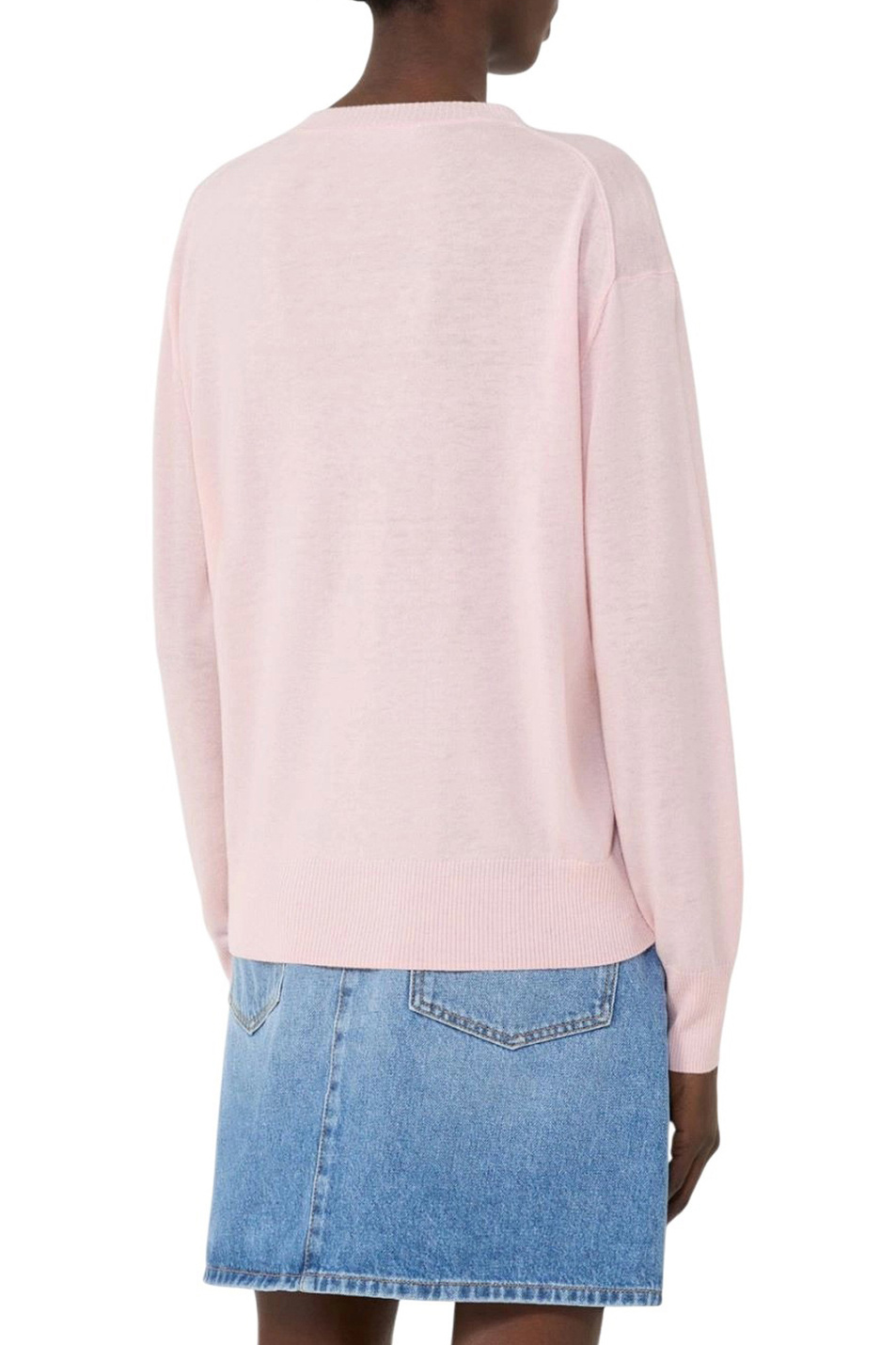 Джемпер VENTO из шерсти и кашемира|Основной цвет:Розовый Женский Weekend Max Mara Джемпер VENTO из шерсти и кашемира (цвет ), артикул 2615361021 | Фото 4