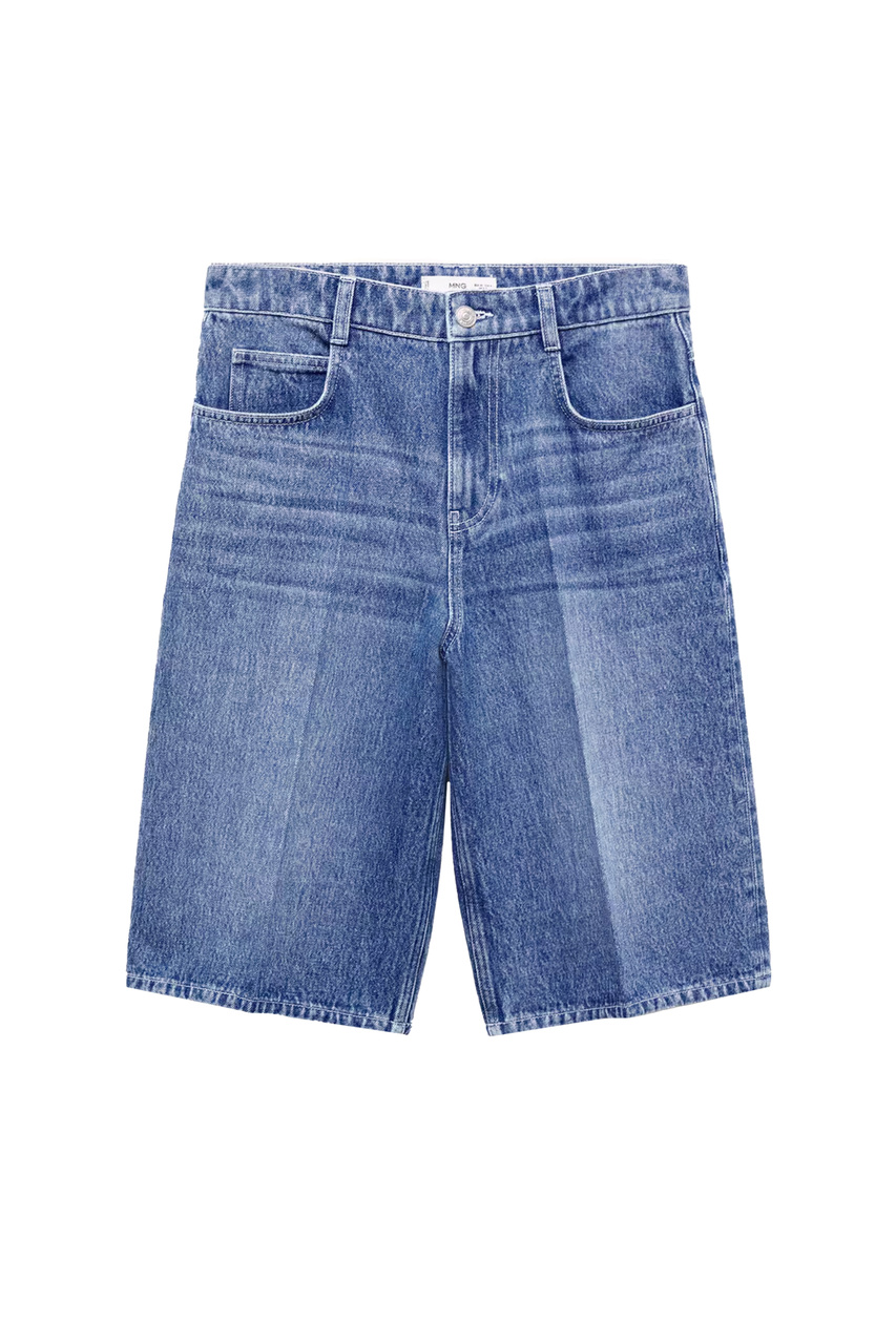 Шорты ROWDY джинсовые|Основной цвет:Синий|Артикул:67077143 | Фото 1