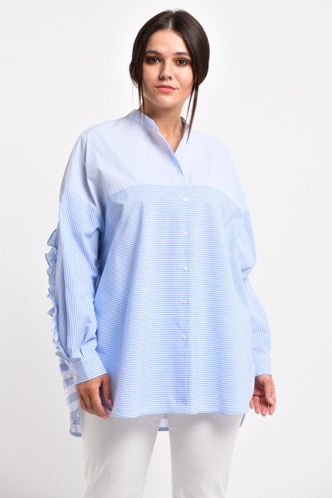 Marina Rinaldi Sport Рубашка из хлопка ( цвет), артикул 5191110 | Фото 1