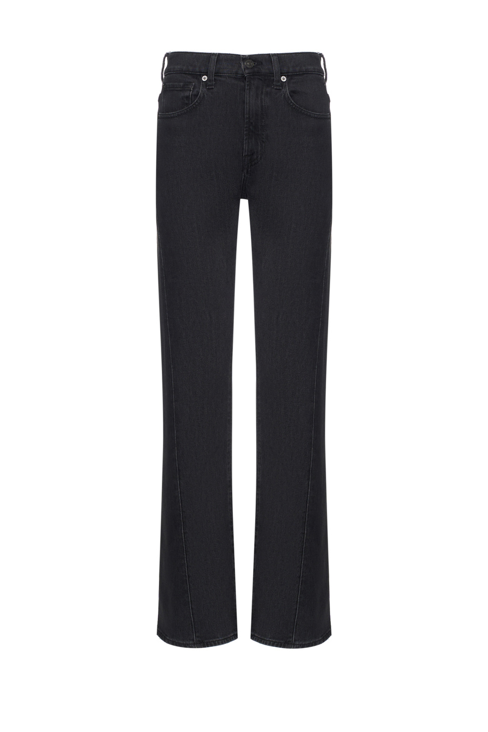 Джинсы из эластичного хлопка|Основной цвет:Черный Женский 7 for all Mankind Джинсы из эластичного хлопка (цвет ), артикул 7UX50C31 | Фото 1