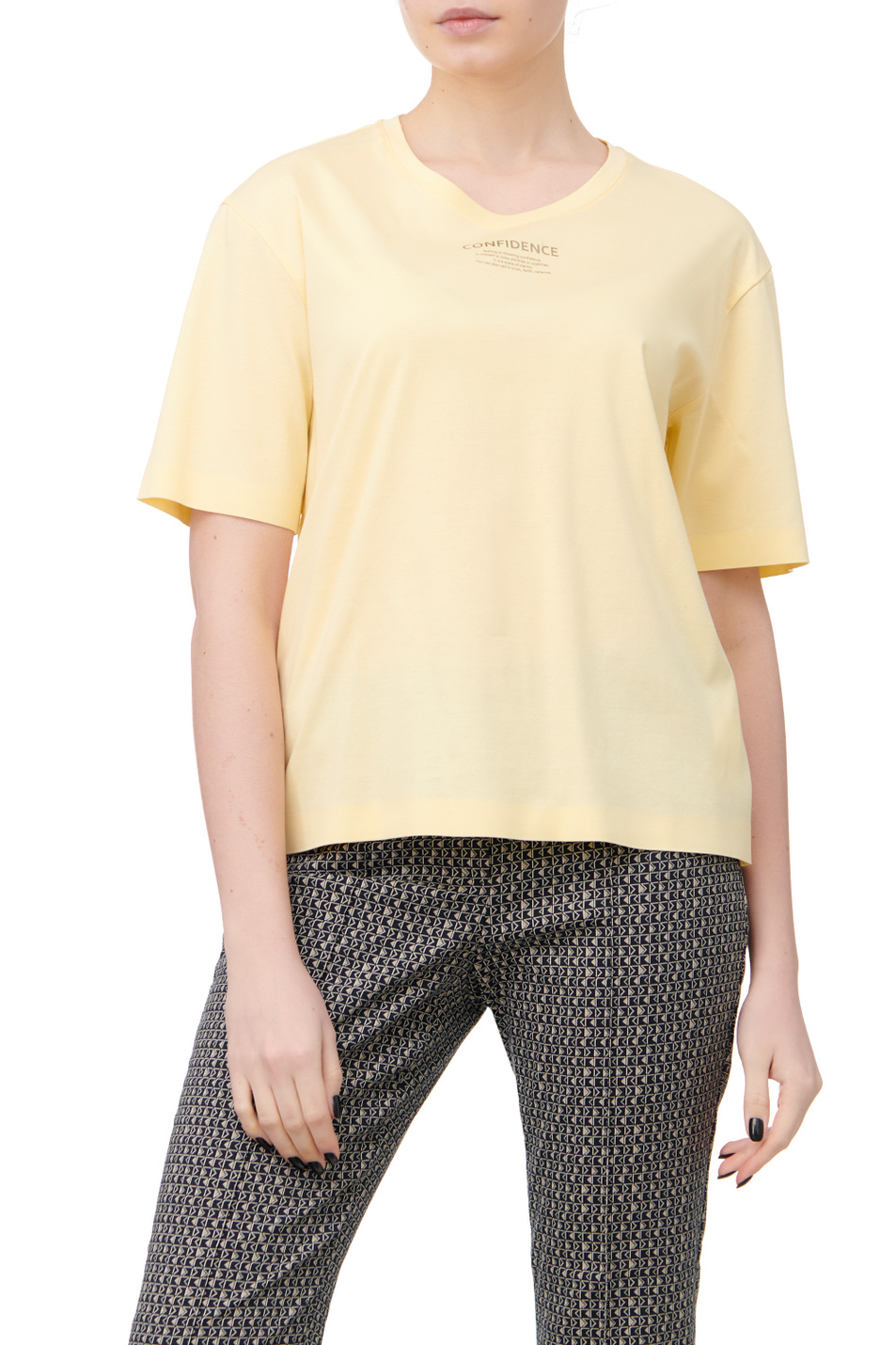 Женский Gerry Weber Футболка из натурального хлопка (цвет ), артикул 770212-35012 | Фото 4