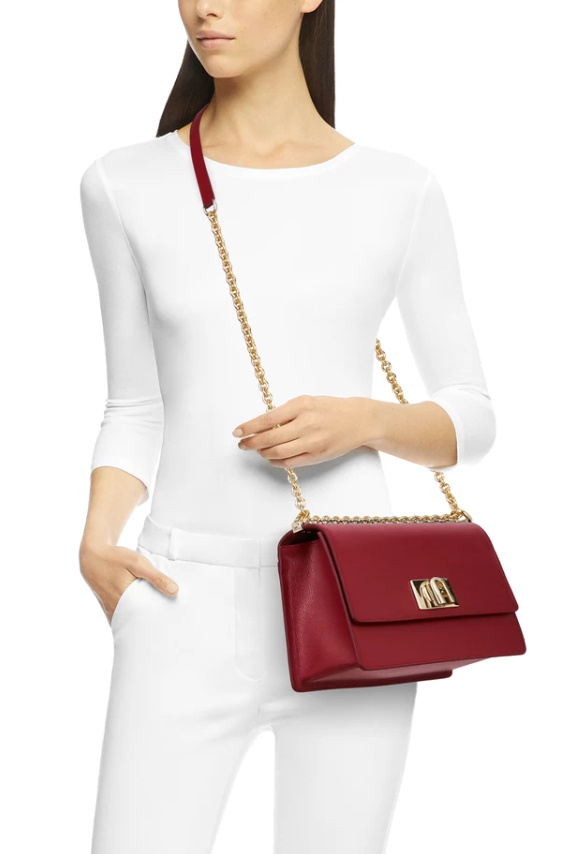 Женский Furla Сумка FURLA 1927 S CROSSBODY 24 из натуральной кожи (цвет ), артикул BAFIACO | Фото 2