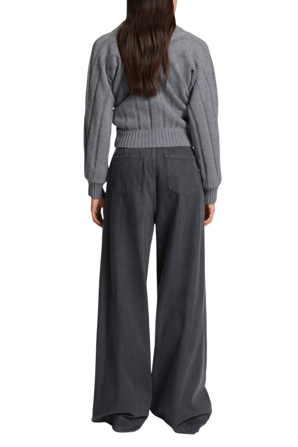 Свитер Fisaniara из шерсти и кашемира|Основной цвет:Серый Женский BOSS Свитер Fisaniara из шерсти и кашемира (цвет ), артикул 50547893 | Фото 4