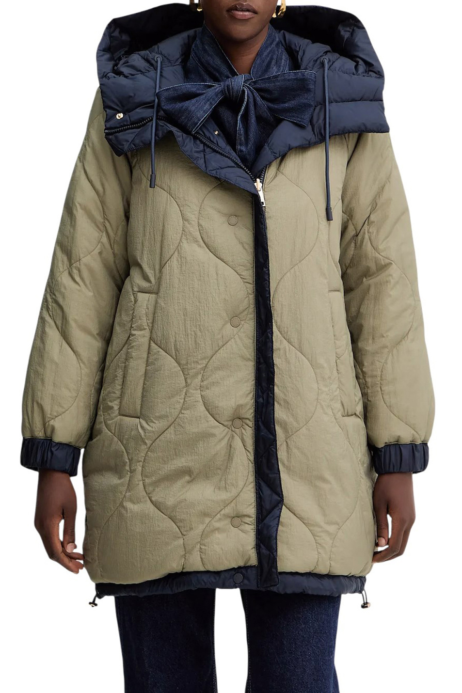 Женский Weekend Max Mara Полупальто ANFORA двустороннее (цвет ), артикул 2525496062 | Фото 8