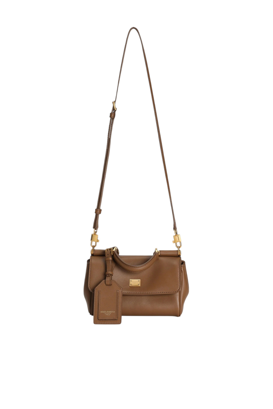 Сумка My Sicily из натуральной кожи|Основной цвет:Коричневый Женский Dolce & Gabbana Сумка My Sicily из натуральной кожи (цвет ), артикул BB7864-B7321 | Фото 5